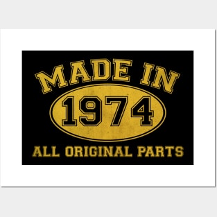 Made in 1974 Original Parts Posters and Art